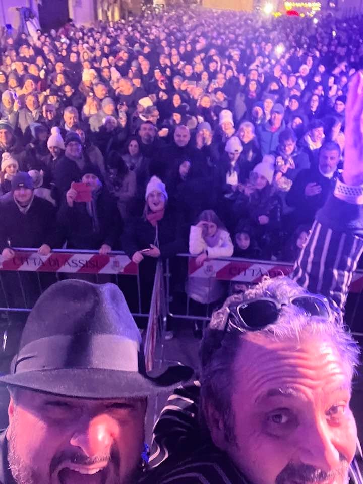 Il pubblico a un concerto dei Panic Funk